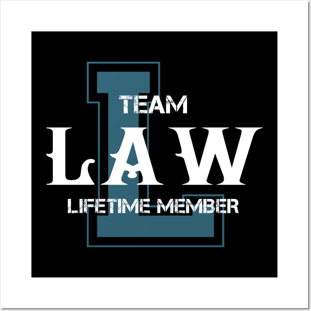 Team LAW Lifetime Member Wall Art by HarrisonAlbertinenw